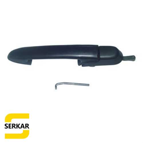 BRAVA KAPI AÇMA KOLU SİYAH ÇIZGISIZ KİLİTSIZ ARKA SOL Ürün Görseli